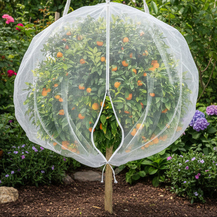 Cropshield | Fruit Protection Bags with Adjustable Drawstring Closure | Breathable Mesh for Pest Defense 0