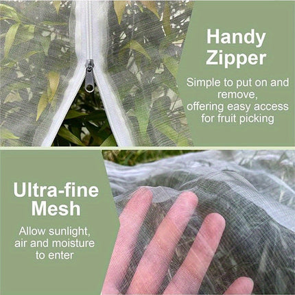 Cropshield | Fruit Protection Bags with Adjustable Drawstring Closure | Breathable Mesh for Pest Defense 3