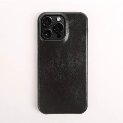 Crownline | Handcrafted iPhone Case in Genuine Cowhide Leather with Secure Grip | Sleek Design for Classic Protection 3