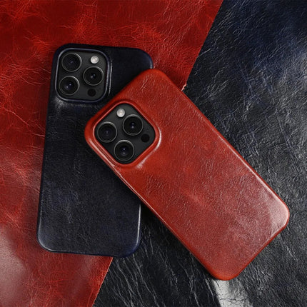 Crownline | Handcrafted iPhone Case in Genuine Cowhide Leather with Secure Grip | Sleek Design for Classic Protection 7