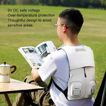 Cryovest | Lightweight Waterproof Cooling Vest with Dual Fans | Adjustable Fit for Outdoor Comfort 2