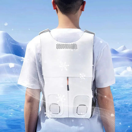 Cryovest | Lightweight Waterproof Cooling Vest with Dual Fans | Adjustable Fit for Outdoor Comfort 3