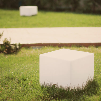 Cubic Garden Light with 16 Color Options | Weather-Resistant LED for Indoor and Outdoor Use