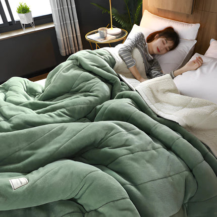CuddleLux | Weighted Blanket with Soft Sherpa-Fleece for Stress Relief 3