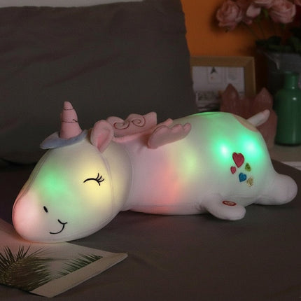 Cuddle Glow | LED Night Light Plush Unicorn with Soothing Glow | Soft Comfort for Bedtime 2