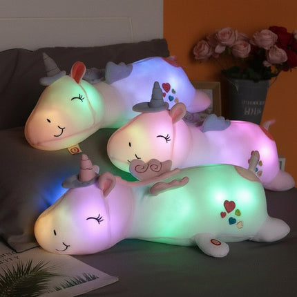 Cuddle Glow | LED Night Light Plush Unicorn with Soothing Glow | Soft Comfort for Bedtime 3