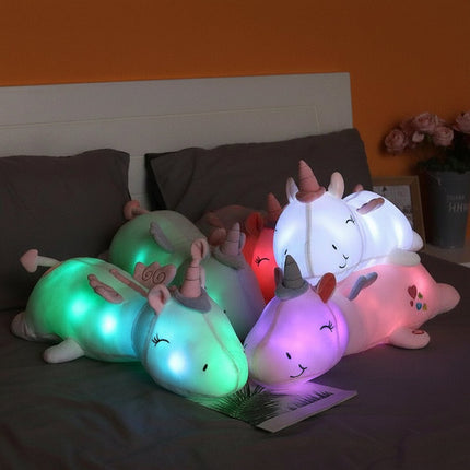 Cuddle Glow | LED Night Light Plush Unicorn with Soothing Glow | Soft Comfort for Bedtime 4