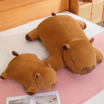 Cuddly Capybara Plush Toy | Giant Support Pillow with Soft Fluffy Fabric | Ideal Comfort for Relaxation and Gifting 6