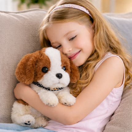 Cuddly Collection | Interactive Plush Dog Toy with Lifelike Motion | Touch-Responsive Fun for Kids 1