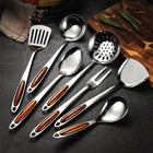 Culinary Collection | Stainless Steel Kitchen Utensil Set with Ergonomic Handles | Essential Cooking Tools for Professional Chefs 0
