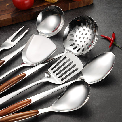 Culinary Collection | Stainless Steel Kitchen Utensil Set with Ergonomic Handles | Essential Cooking Tools for Professional Chefs 4