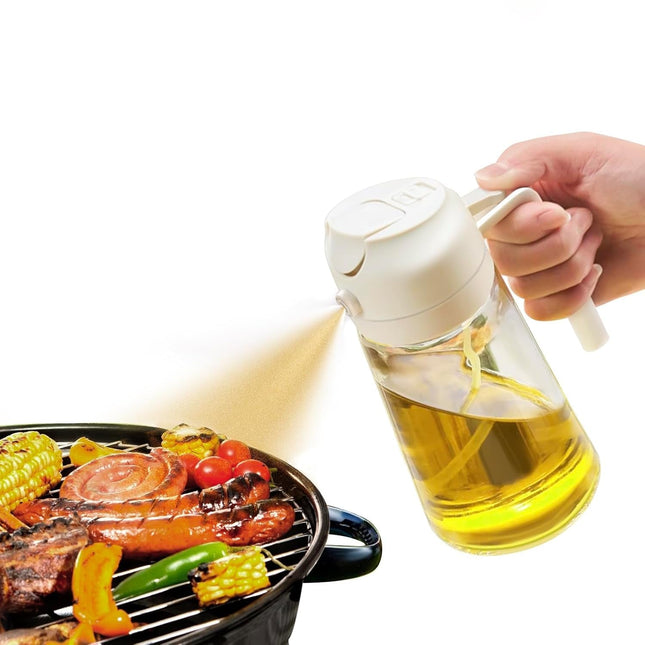 Culinary Essentials | 2-in-1 Olive Oil Sprayer with Dual Functionality | Precise Dispensing for Healthier Cooking 0
