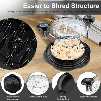 Culinary Master | Chicken Shredder Tool with Non-Slip Grip | Effortless Shredding for Quick Meal Prep 4