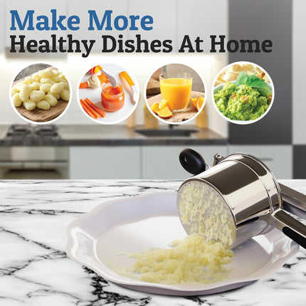 Culinary Master | Heavy Stainless Steel Potato Masher with 15oz Capacity | Durable Tool for Perfectly Smooth Mashed Potatoes 6