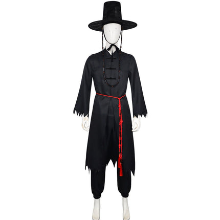 Cultural Costume Collection | Korean Hanbok Cosplay Outfit with Hat & Accessories | Perfect for Halloween and Themed Events 8