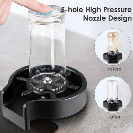 CupClean Pro | Automatic Quick Cup Washing Machine with High-Pressure Nozzle | Efficient Cleaning for Home and Commercial Use 1