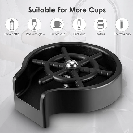 CupClean Pro | Automatic Quick Cup Washing Machine with High-Pressure Nozzle | Efficient Cleaning for Home and Commercial Use 2