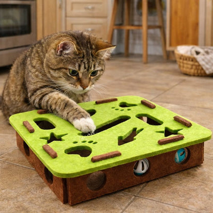 Curious Cat | Interactive Cat Toy with Hidden Ball & Soft Tunnels | Engaging Play for Indoor Cats 5