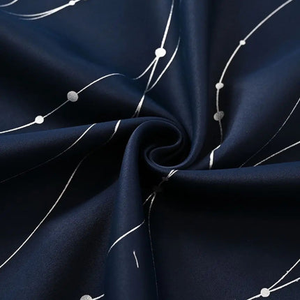 Blackout Curtains for Bedroom, Living Room Curtains with Wave Pattern