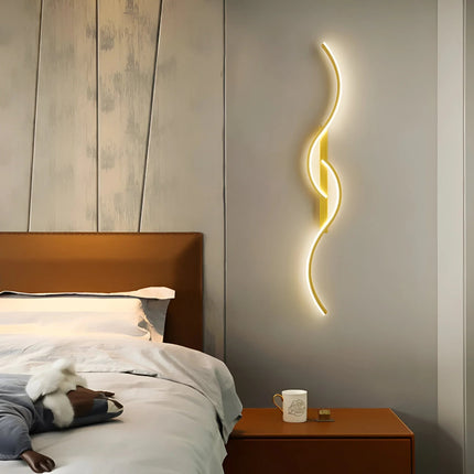 Curved Wall Sconce Light | Modern LED Design with Energy-Efficient Illumination | Versatile Wall Decor for Ambient Lighting 3