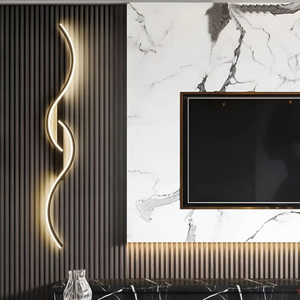 Curved Wall Sconce Light | Modern LED Design with Energy-Efficient Illumination | Versatile Wall Decor for Ambient Lighting 4
