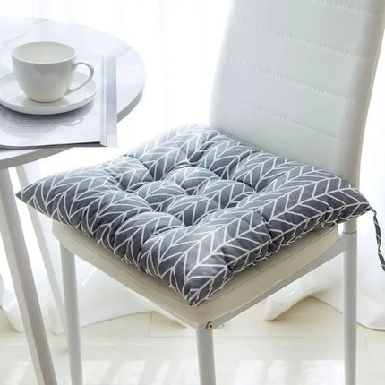 Chair Seat Cushion, Dining Chair Cushion with Cotton Linen Cover – image 4