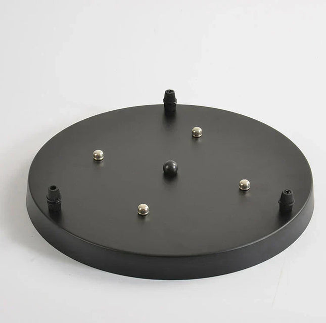 Customizable Canopy Base for Pendant Lights | Durable Iron Design for Vintage Home Decor 0