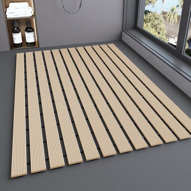 Customizable Non Slip Bath Mat with Quick Drainage Grooves | Safe Shower Mat for Ultimate Security 1