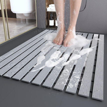 Customizable Non Slip Bath Mat with Quick Drainage Grooves | Safe Shower Mat for Ultimate Security 2