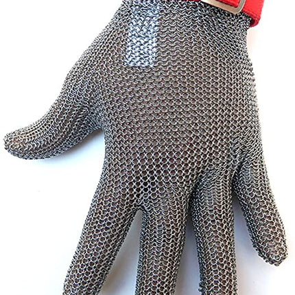 Cut-Resistant Glove | Stainless Steel Protection with Adjustable Strap | Safety Gear for Kitchen and Workshop 2