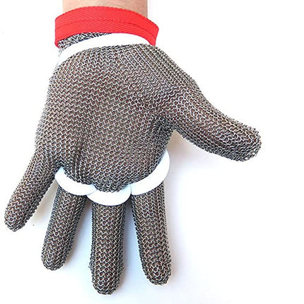 Cut-Resistant Glove | Stainless Steel Protection with Adjustable Strap | Safety Gear for Kitchen and Workshop 3