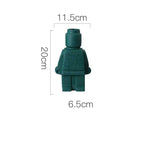 Small: 20 x 11.5 x 6.5 cm / Green