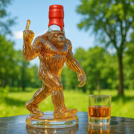 Bigfoot Decanter, Liquor Bottle