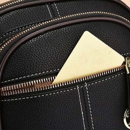 Daily Crossbody Bag | Stylish PU Leather Purse with Five Organized Pockets | Lightweight & Easy to Clean for Effortless Everyday Use 6