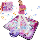 Interactive Dance Mat for Girls, Musical Dance Pad with Scoring, Dance Game and Preschool Toys, Toys for Girls 3 and Up