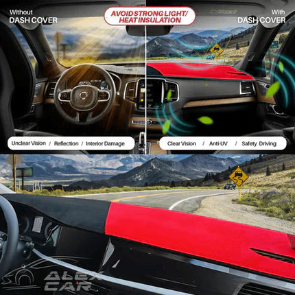 DashGuard | Custom Fit Dash Mat Cover with UV Protection | Durable Dashboard Cover for Enhanced Safety 1