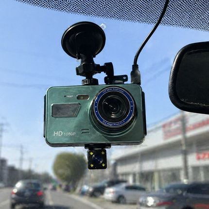 Dash Cam Duo | Front and Rear Dash Cam with Night Vision | 1080P HD Recording for Enhanced Safety 0