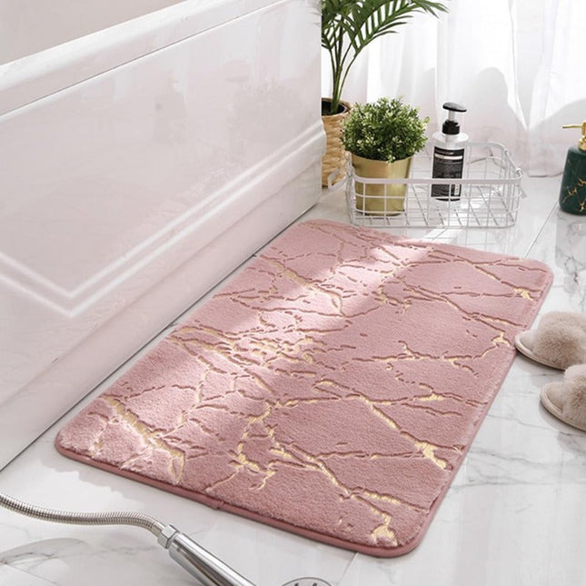Dazzle | Non-Slip Bath Mat with Super Absorbent Fabric | Stylish Abstract Designs for Comfort and Safety 1