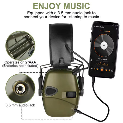 DecilMaxi | Electronic Shooting Earmuffs with 0.1s Noise Suppression | Comfortable Fit for Enhanced Hearing Protection 5