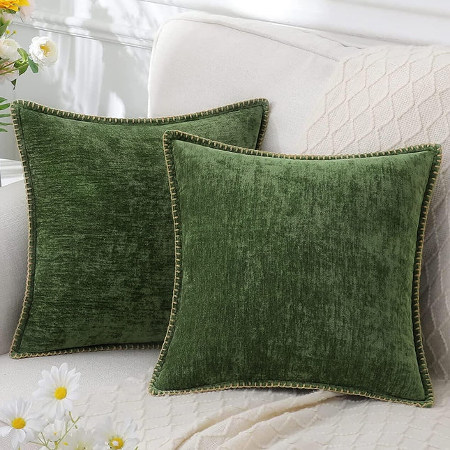 Decorative Luxury Cushion | Soft Chenille Fabric with Elegant Design | Cozy Addition for Home Decor 0