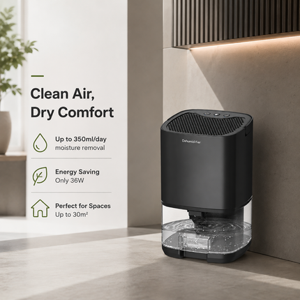 Mini Dehumidifier for Small Room, Compact Bedroom Dehumidifier for Moisture Control – image 5