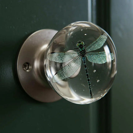 Decorative Door Knobs, Screw On Door Knob with 3D Pattern – image 4