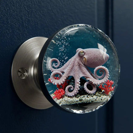 Screw On Door Knob with 3D Pattern – image 6
