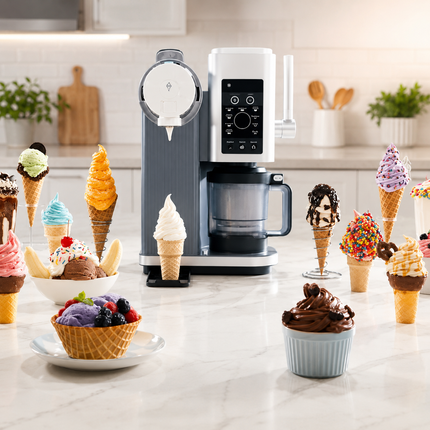 Delightful Treats | Ice Cream Maker with 13-in-1 Settings | Versatile Kitchen Appliance for Homemade Desserts 1