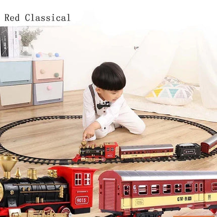 Model Trains HO Scale Train Set with Smoke and Headlights, Toy Train for Kids – image 5