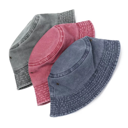 Denim Bucket Hat | Unisex Design with UV Protection | Lightweight & Foldable Accessory for Summer Adventures 2