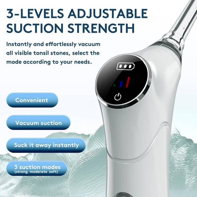 Dental Care System | Smart Rechargeable Cleaning Tool with LED Light | Adjustable Suction for Optimal Oral Hygiene 1