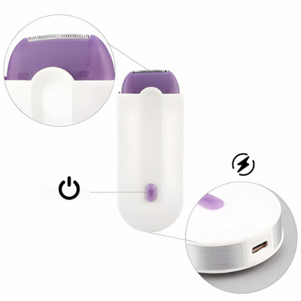 Hair Removal Device for Face and Body, Cordless Body Shaver for Wet and Dry Use – image 7