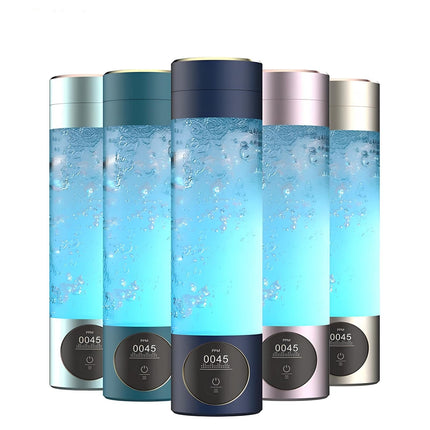 Portable Hydrogen Water Bottle, Hydrogen Water Generator with SPE PEM Membrane, Rechargeable BPA Free Water Bottle