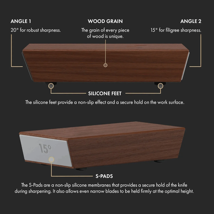 Diamond-Coated Knife Sharpener with Effortless Rolling Mechanism | Compact Design for Precision Sharpening 9